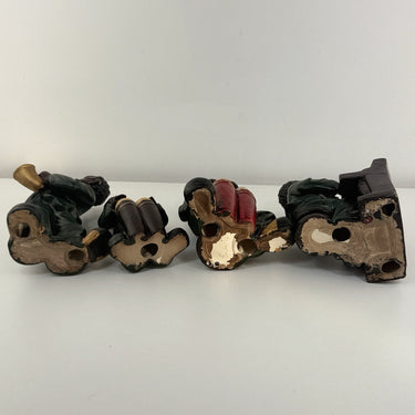 Musician Figurine Set Bookshelf Decor Vintage Ornament Set Gift 1
