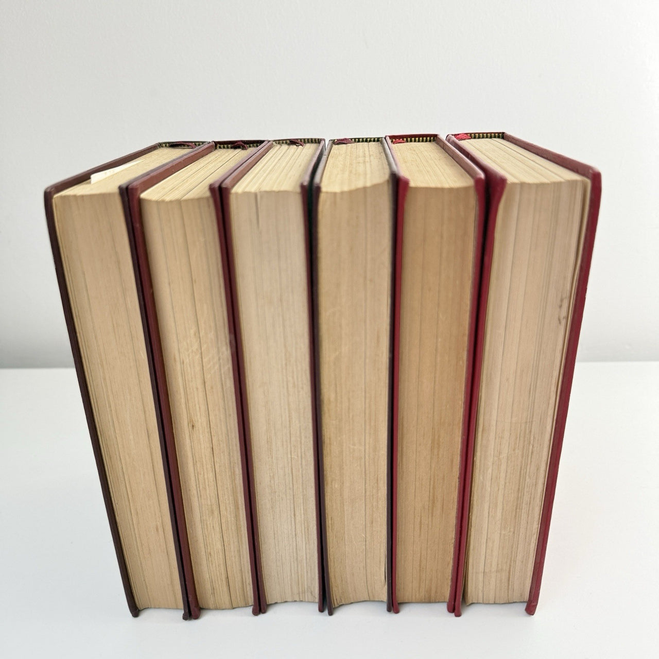 Reader’s Digest Condensed Books Set x6 1980s 90s Gold Burgundy Hardcover Deco5