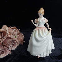 Thumbnail for Royal Doulton Good Gift of Love Figurine decor 8.5in Pink White 491g 1993 Nada 0