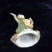 Thumbnail for Young with Postman Letter Capodimonte Porcelain Figurine by G. Pezzato see pics9