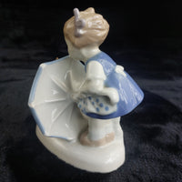 Thumbnail for Carl Schneiders Erben Germany Porcelain Girl with Goose Figurine Glazed Vinta 5