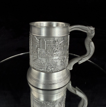 Royal Selangor Malaysian Landmarks Pewter Tankard / Mug with certificate Repro0