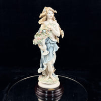 Thumbnail for Giuseppe Armani Spring Florence Lady Flowers Figurine 0181C Italy HomeDecor 199213