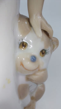 Thumbnail for Casades & Girl Dog Porcelain Figurine Spanish Handcrafted Floral Art 8.5