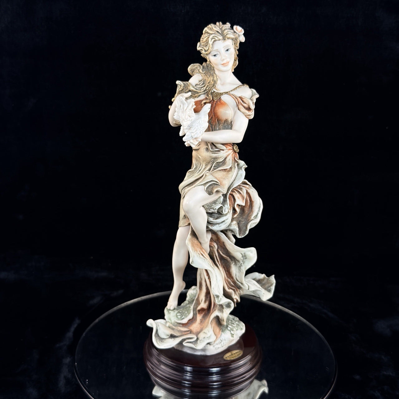 Giuseppe Armani Florence Summer Breeze Lady Figurine 14 In Italy Home Decor 199715