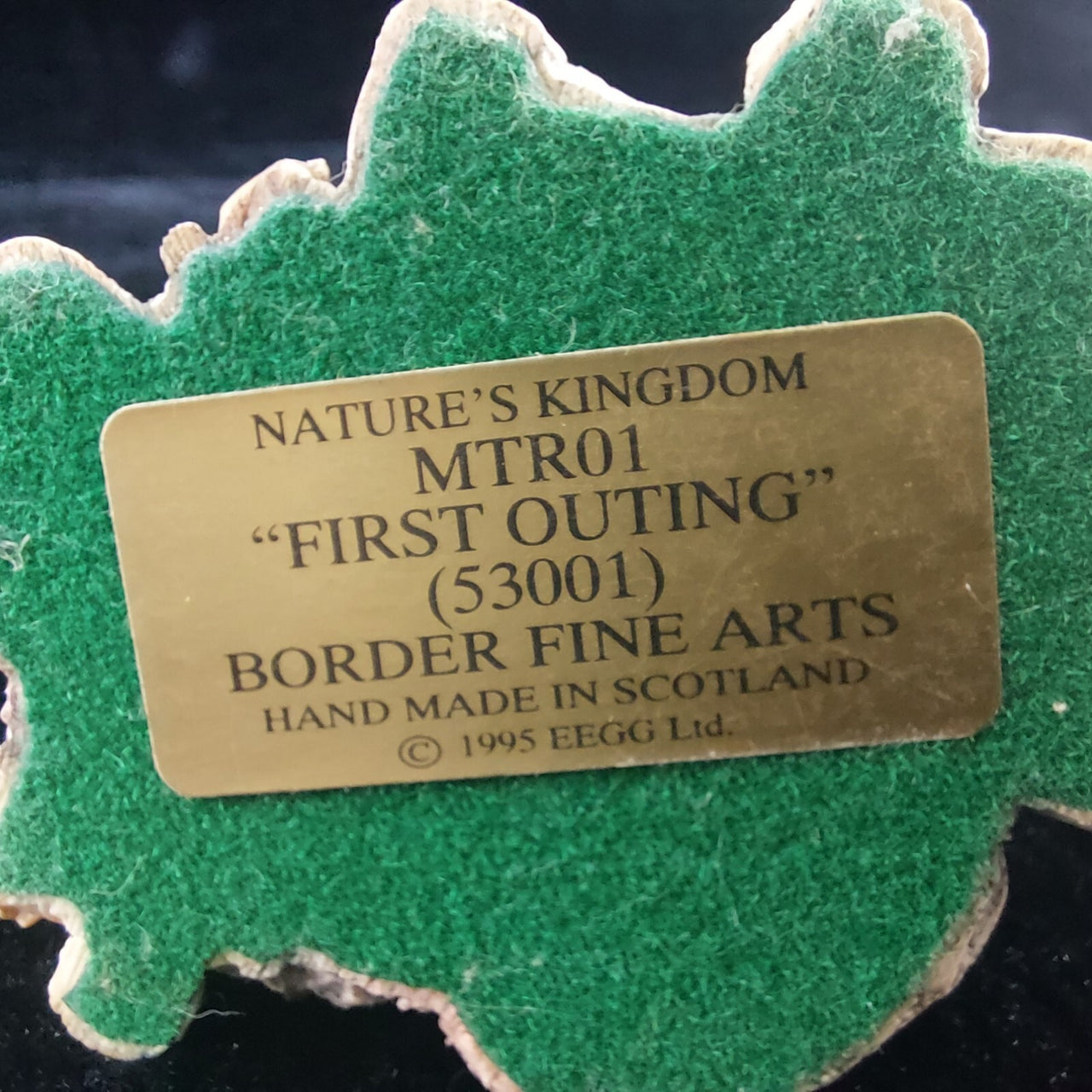 Border Fine Arts  Year 1994 "First Outing" Otter Figurine - MTR01 by Ray Ayres3