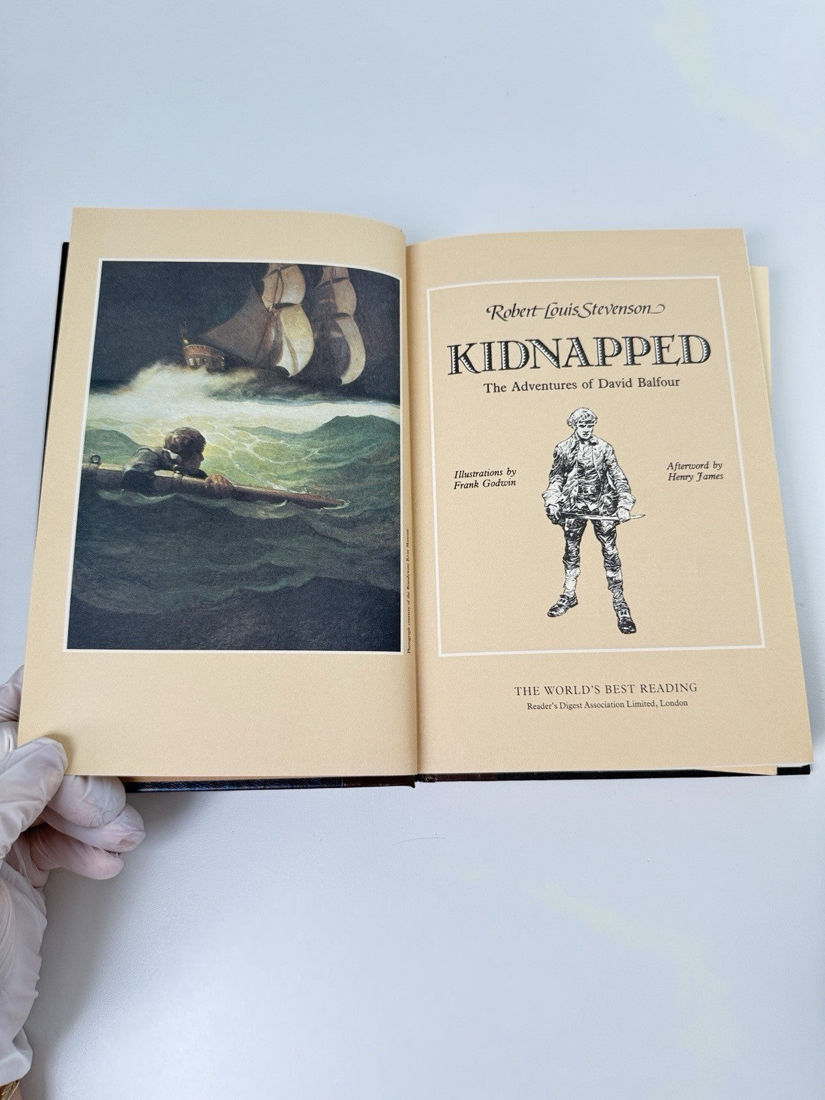 Stevenson 1991 Kidnapped Reader’s Digest Illustrated Hardback Classic Novel book3