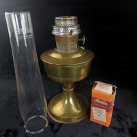 Thumbnail for Vintage 1930`s Brass Aladdin Kerosene Parlor Lamp With Paraffin, See The Glass4