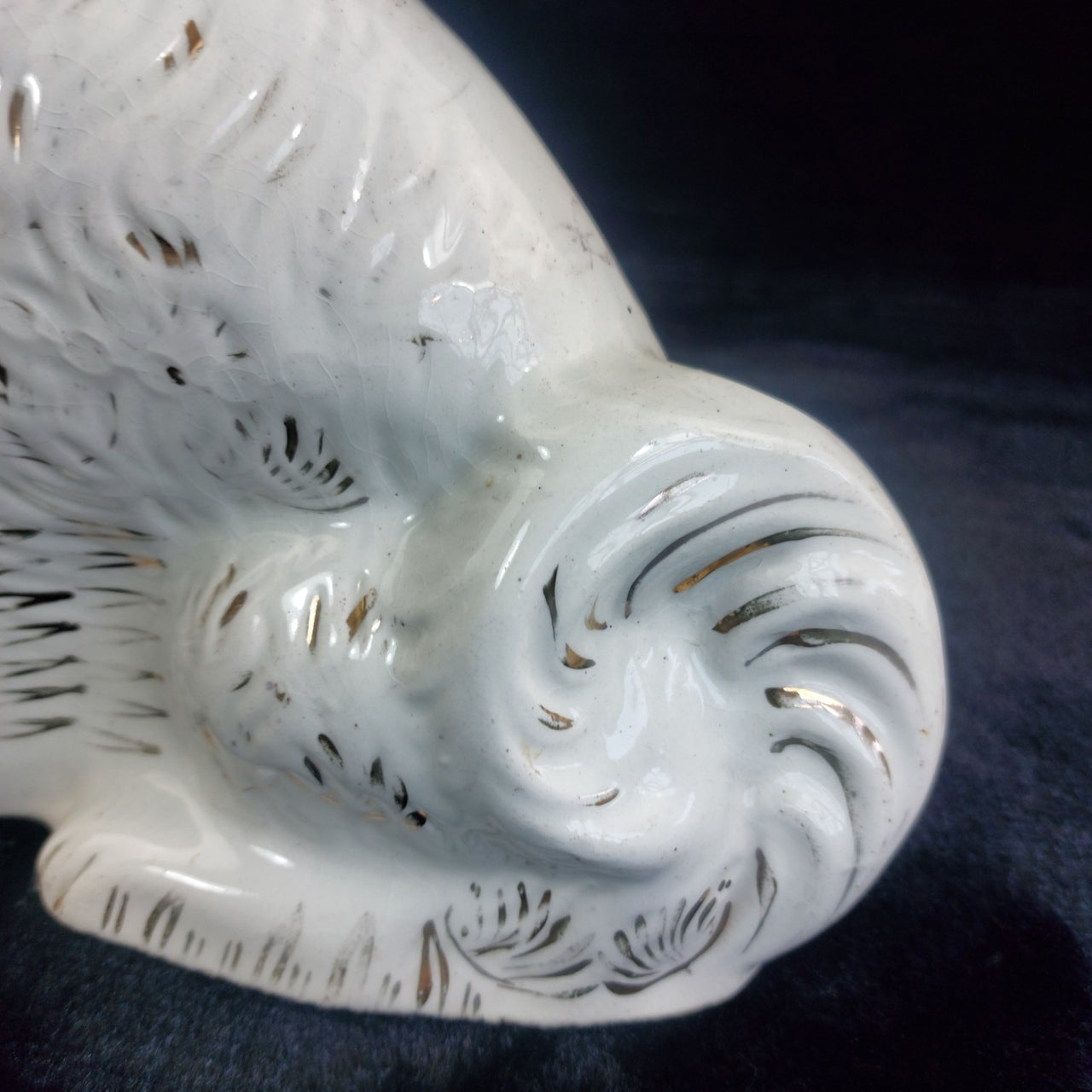 Staffordshire 19th Century antique porcelain Dog figurine 10.5" Spaniel5