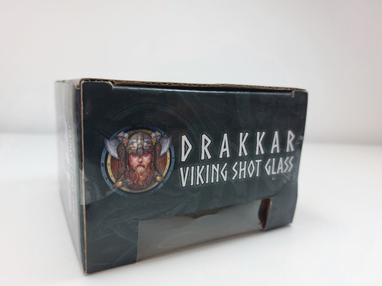 Nemesis Now Viking Drakkar Shot Glass Resin Steel Insert Painted - 7cm Tall7