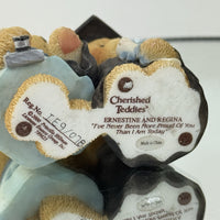 Thumbnail for Cherished Teddies 2000 Figurines Ernestine Regina & Bert Busy Bee Graduation Car8