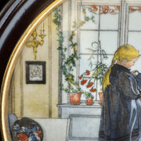 Thumbnail for Royal Copenhagen Carl Larsson Flowers on the Windowsill Framed Porcelain Plate4