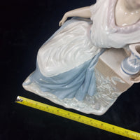 Thumbnail for NAO Spain Good Figurine Lady Elegant with Jug Pastel Glazed Porcelain 12.5