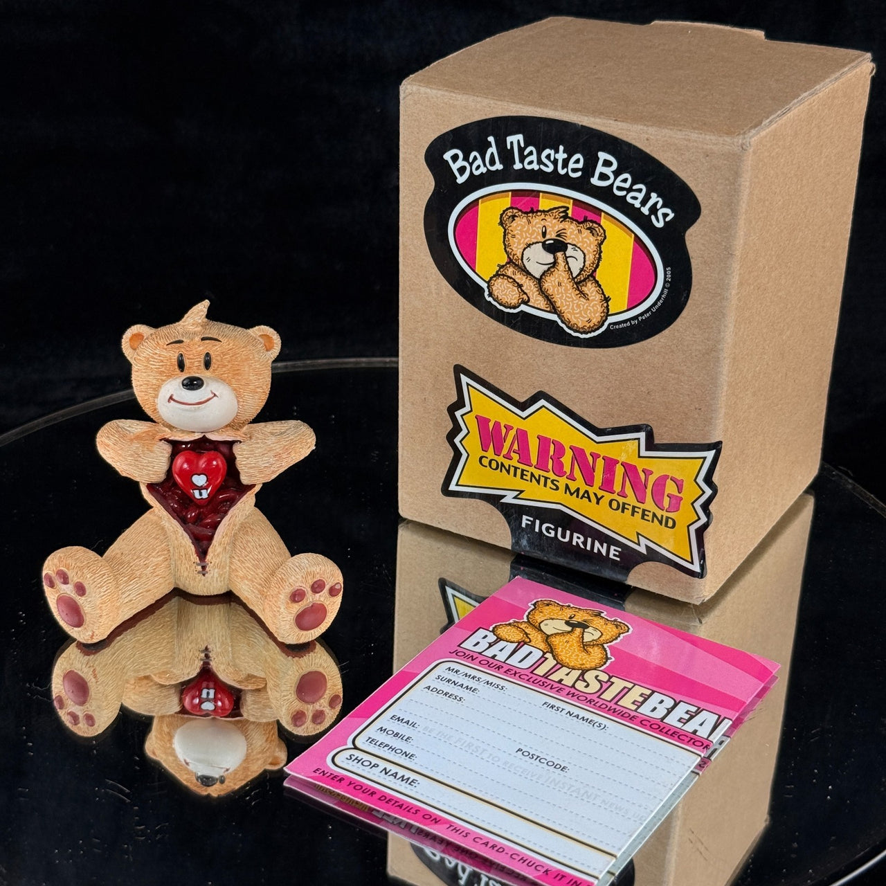 Bad Taste Bears Romeo Figurine Heart Love U Collectible With Box gift romantic0