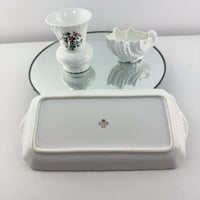 Thumbnail for Coalport Ming &shell Rose Dish Vanity Set Tray Vase Trinket Bowl Gift Bone China15