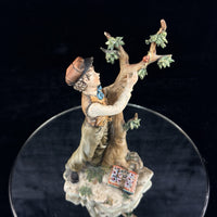 Thumbnail for Capodimonte Volta Boy with Tree Figurine Hand Painted Italian Porcelain See Pics12
