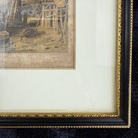 Thumbnail for Antique c.1830 Hand-Coloured Engraving Print Bristol Harbour Lambert & Collard17