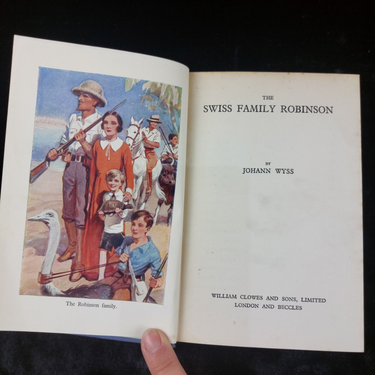 The Swiss Family Robinson by Johann Wyss - Vintage Edition Illustrated Ornament.1