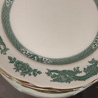 Thumbnail for Royal Cauldon Antique Green Dragon Plates x6 England Ironstone c.1900s. 10.5