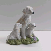 Thumbnail for Rare 1989 Fine Alexander Porcelain Collection Dog Figurine bookshelf decor Small0