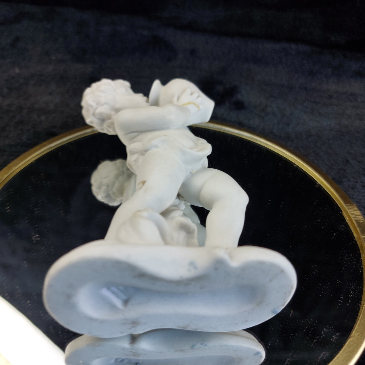 18th century Paul Pfuert Studio-Haus Cherub Pair 5in Bisque White Figurine antiq6