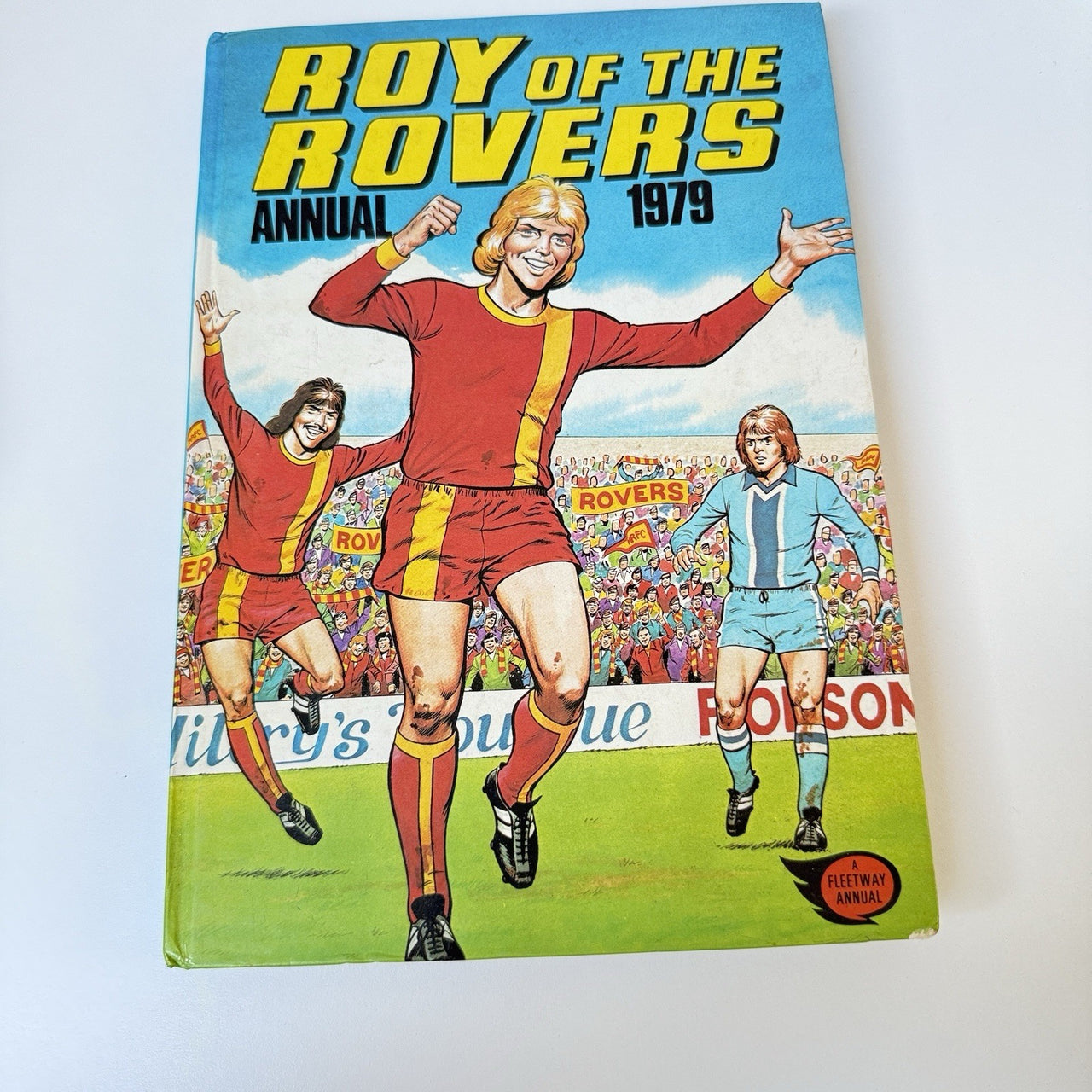 Set 4 Of Vintage Boys Annuals Roy Of The Rovers Tarzan Victor Hotspur 1970-19807