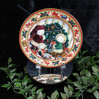 Thumbnail for Princess House Collector Plate 2000 tree with Frosty Friends Boxed xmas decor1