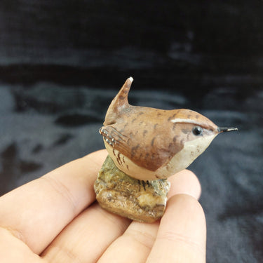 M Leadbetter Cornwall Bird Figurines – Set of 3 Wrens & Robin, 1979–81 Handcraft1