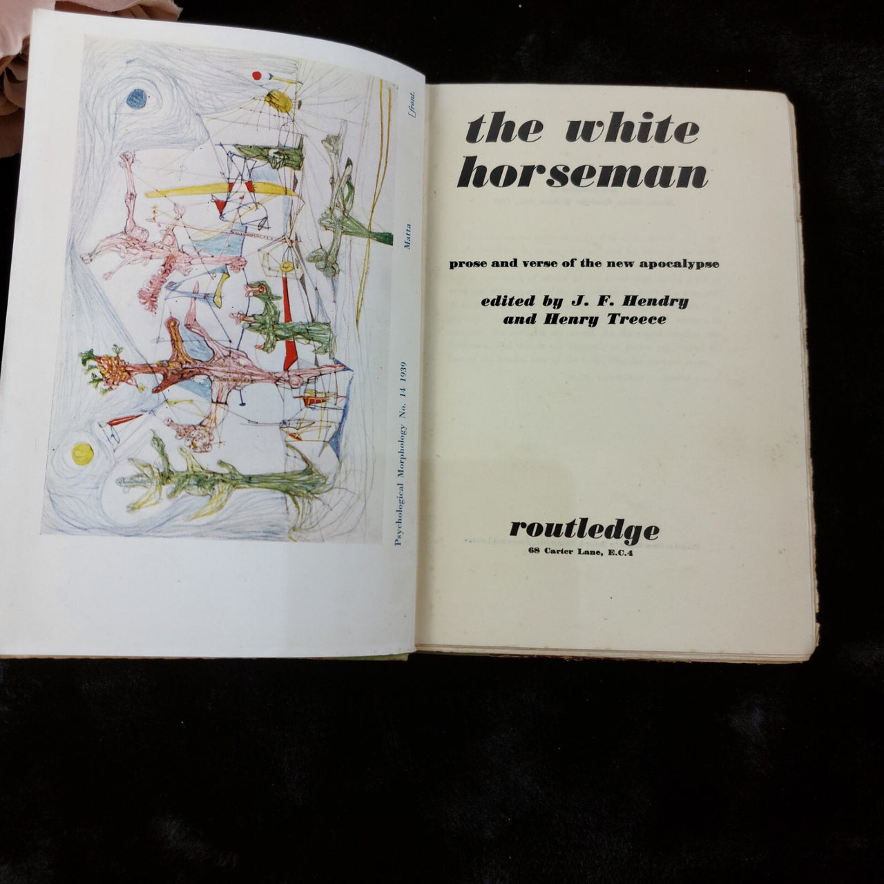 Routledge The Horseman White Prose and Verse of the New Apocalypse 1941 Vintage0