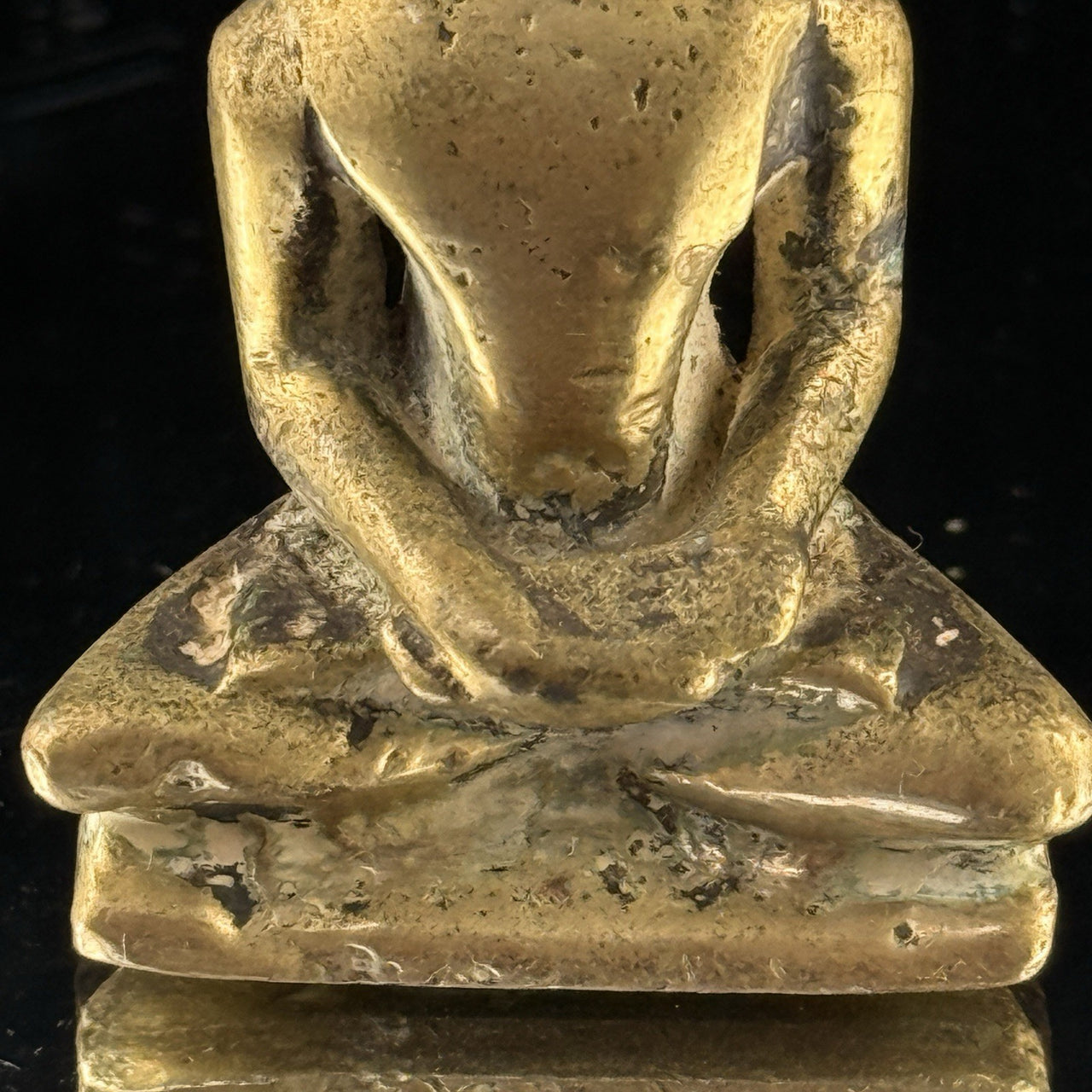 Jain Bronze Statue – Naga Parshvanatha Jain Tirthankara 3” Serpent Hood Idol12