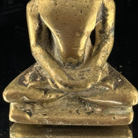 Thumbnail for Jain Bronze Statue – Naga Parshvanatha Jain Tirthankara 3” Serpent Hood Idol12