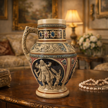 Stoneware Jug pitcher 8.25