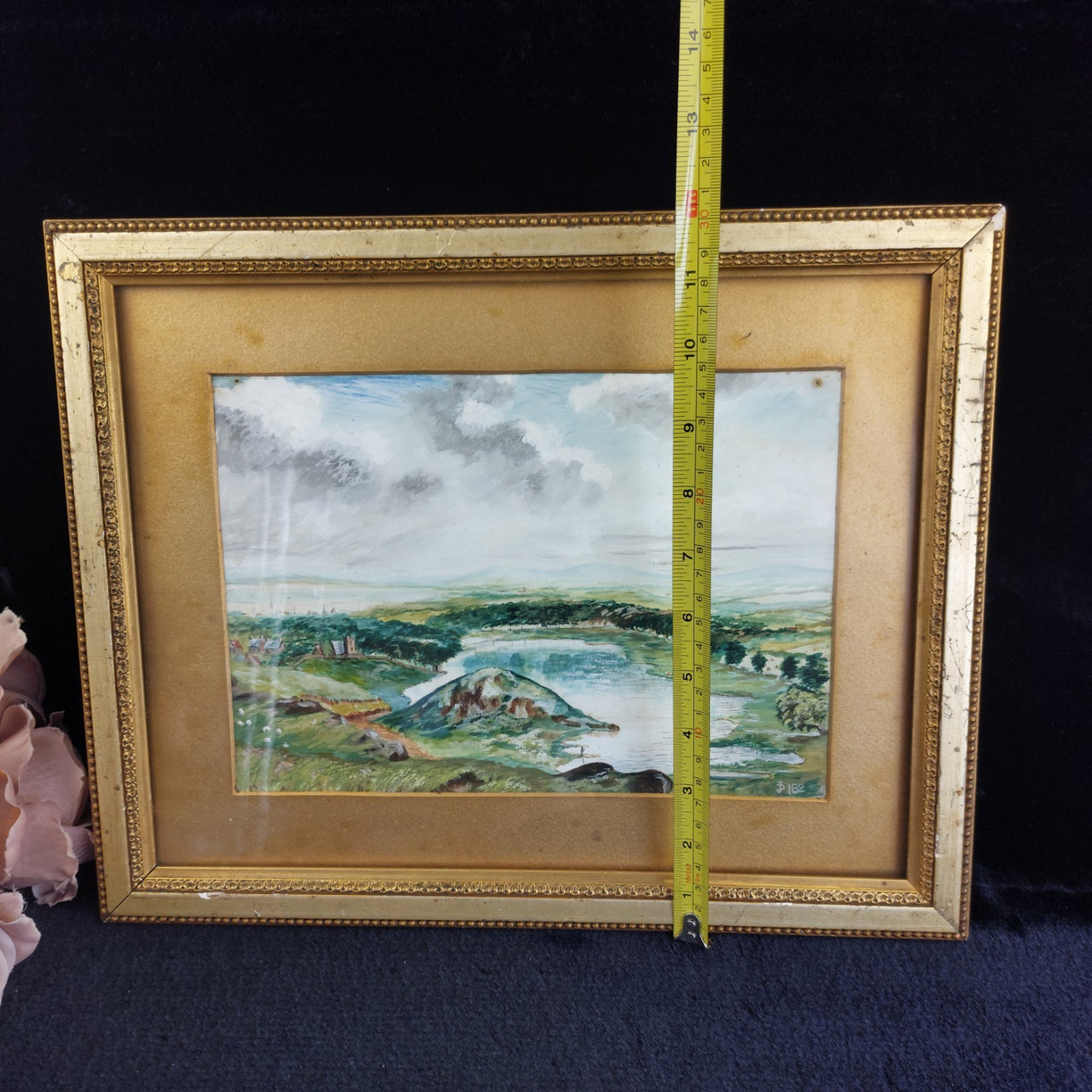 1882 J. Middleton Painting Landscape “Duddingston Loch from the Queen’s Drive"4