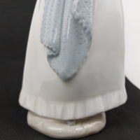 Thumbnail for Nao Girl Lladro Cuddling Puppy Figurine Blanket Porcelain firreplace decor Spain14