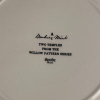 Thumbnail for Spode Mint Danbury Willow Pattern Plates x3 – Blue & White Collector antique Set10