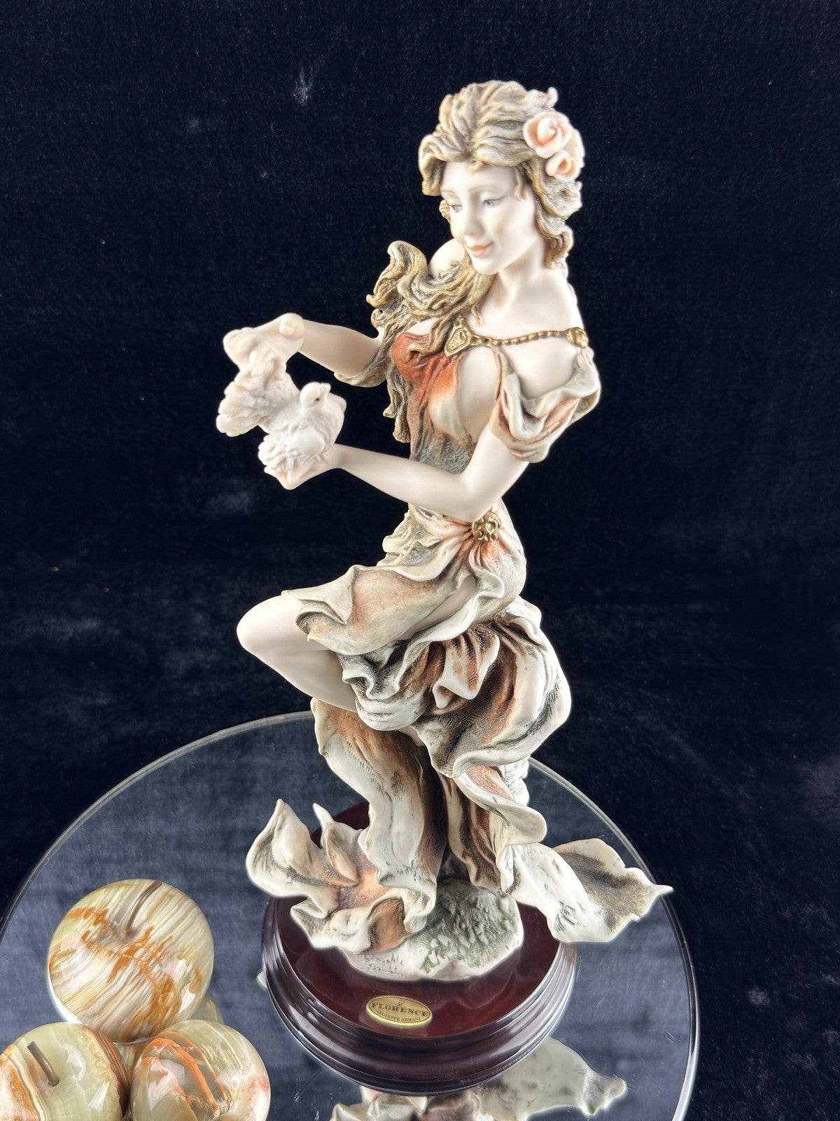 Giuseppe Armani Florence Summer Breeze Lady Figurine 14 In Italy Home Decor 19978