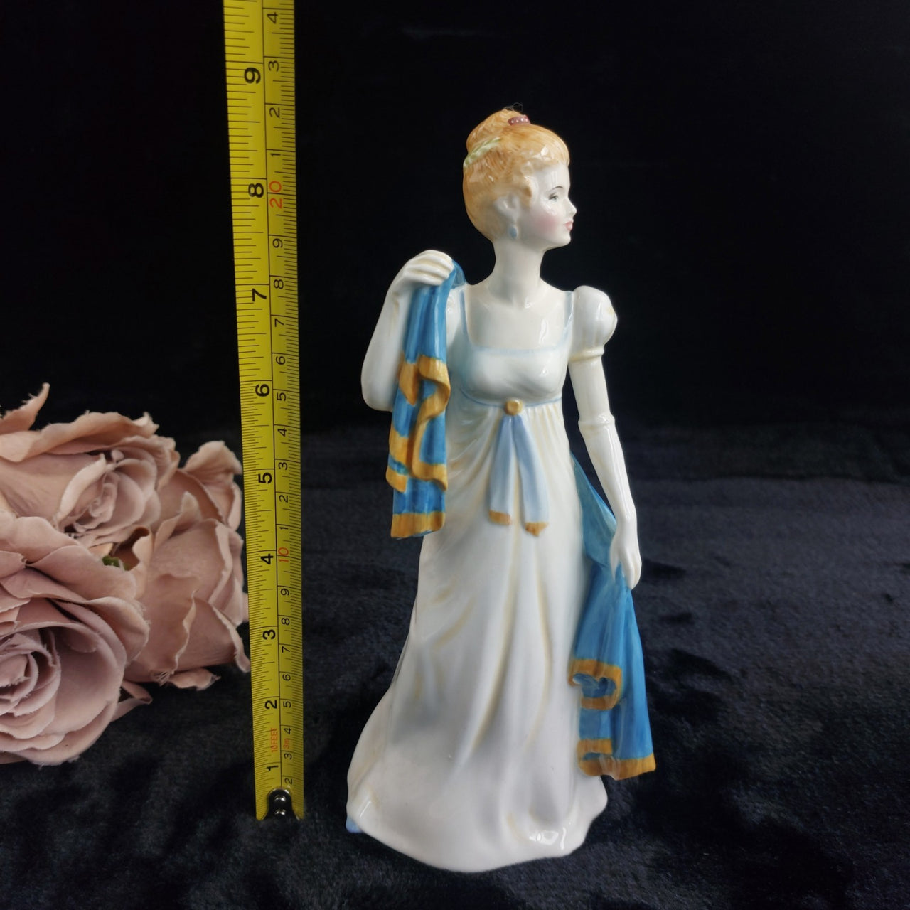 Francesca Art porcelain  1978  Emma FigurineStaffordshire 8.5".7