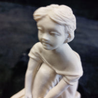 Thumbnail for Michael Sutty Young Girl Figurine 5in Vintage Rare White Bisque England Ceramic8