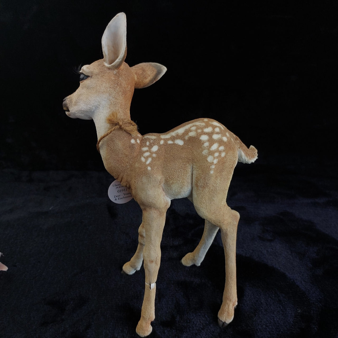 Country Artists Deer Young & Enchanted 12in Figurine 01911 Hand Painted repaired9