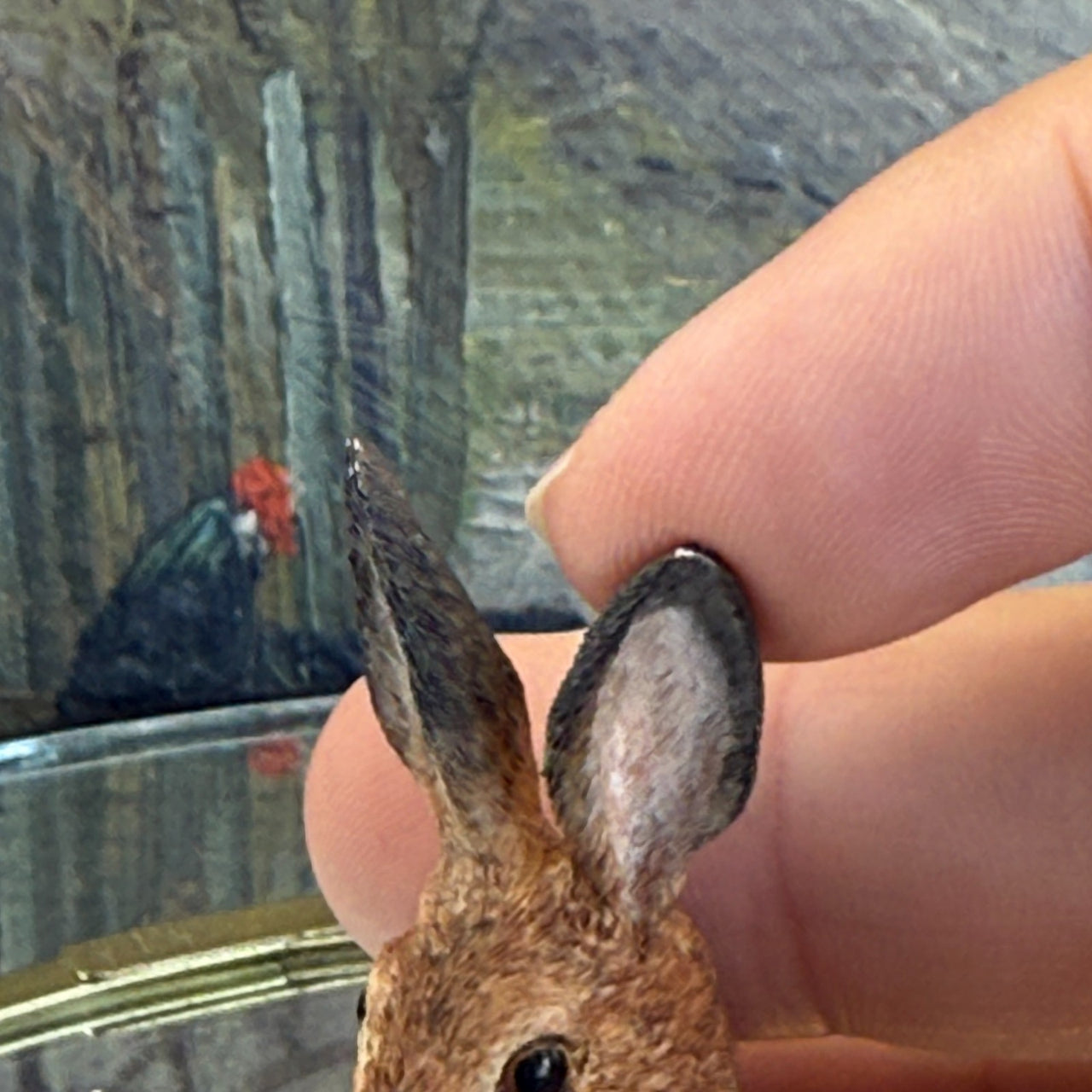 Border Fine Arts Field Study Hare B0982 Boxed Wildlife Figurine Ornament3