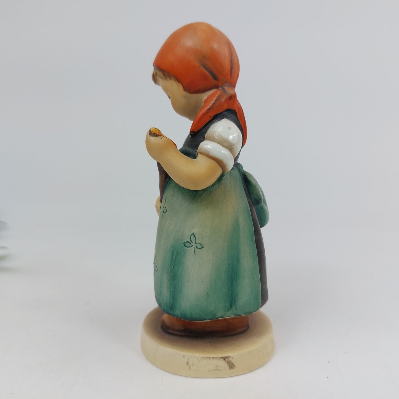 Hummel Little Figurine Sweeper â Worn Stick End Damage 4.5" Tall Acceptable4