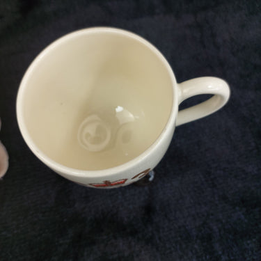 Carlton Ware Queen Jubilee Mug Cup – Novelty Feet Design England 1952–1977 Pair.1