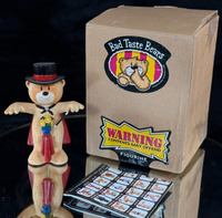 Thumbnail for RARE Bad Taste Bear MR. MAGICA Figurine Retired Piranha 2003 Studios funny gift0