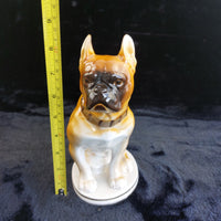 Thumbnail for LFZ USSR Bulldog Figurine Porcelain Dog 8.5