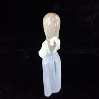Thumbnail for NAO by Lladró 'Girl in Prayer' Figurine (1990) girl with a ribbon bookcase figur5