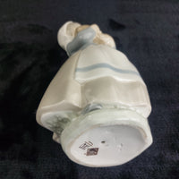 Thumbnail for Nao by Lladro Girl Figurine Spain Holding Lamb Animal Farm bookcase decor Lladró8