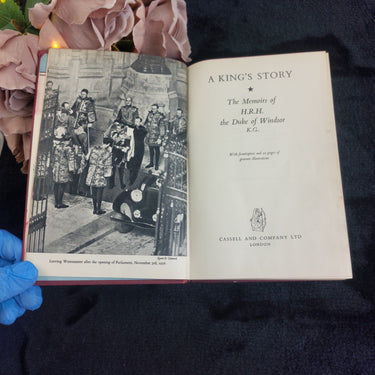  1951 A King's Story: The Memoirs of H.R.H. The Duke of Windsor K.G.