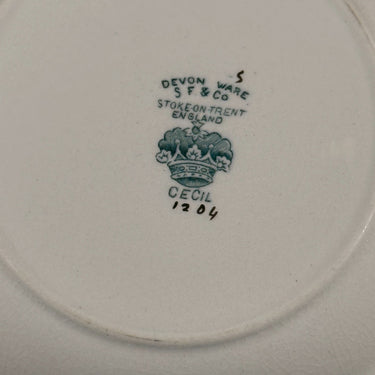 Antique/Vintage Devon Ware (S. F. & Co.) Plates - Pattern 