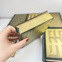 Thumbnail for Reader’s Digest Condensed 1980s Books Set x9 Green Leatherette Bookshelf Deco11