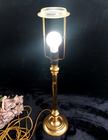 Heavy Brass Table Lamp 26